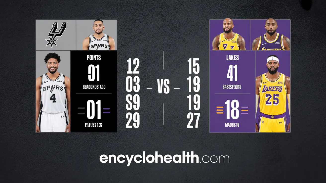 San Antonio Spurs vs Lakers Match Player Stats: Shocking Dominance Exposed 2026