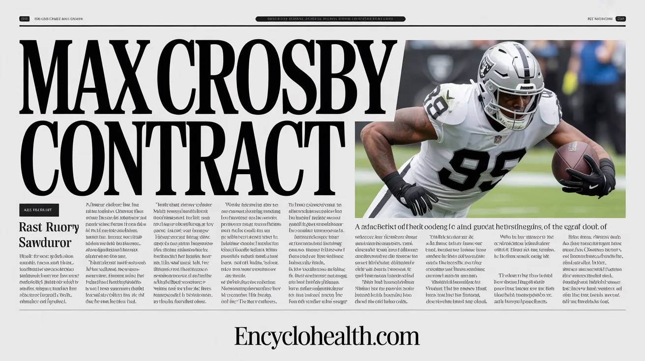 Max Crosby Contract: The Brilliant Deal That Shocked the NFL 2026