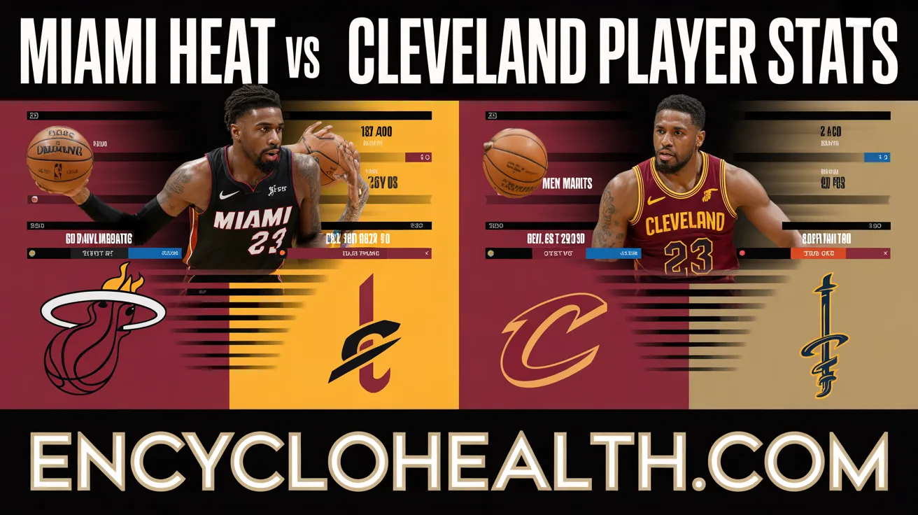 Shocking Miami Heat vs Cleveland Cavaliers Match Player Stats Revealed In 2026