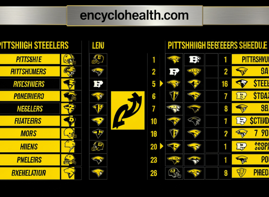 Pittsburgh Steelers Schedule 2025: The Complete Must-Know Guide